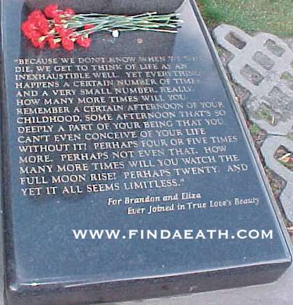 Brandon Lee - Celebrity Deaths: Findadeath